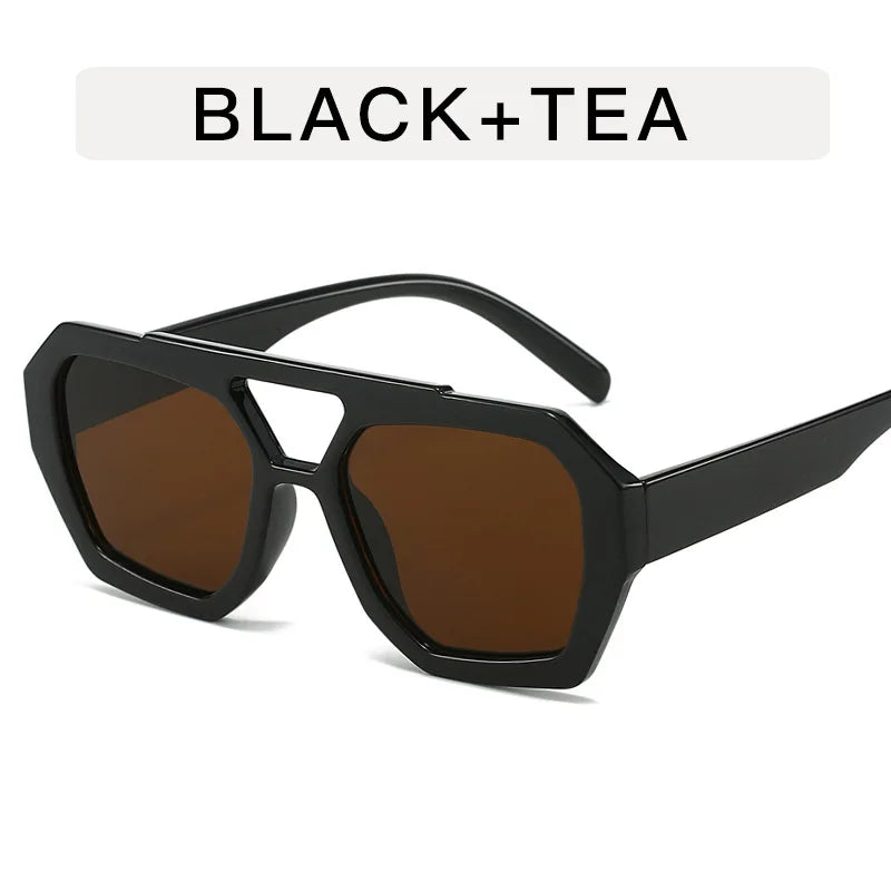 Small Frame Irregular Sunglasses Woman Brand Designer Fashion Luxury Sun Glasses Female Vintage Hollow Leopard Oculos De Sol