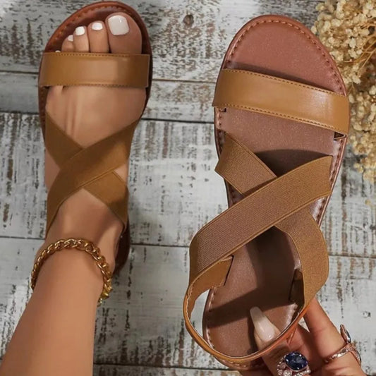 Women Sandals Shoes Summer Party Sandals For Women Soft Sandals Ladies Breathable Shoes Woman Retro Footwear Female Women Sandal