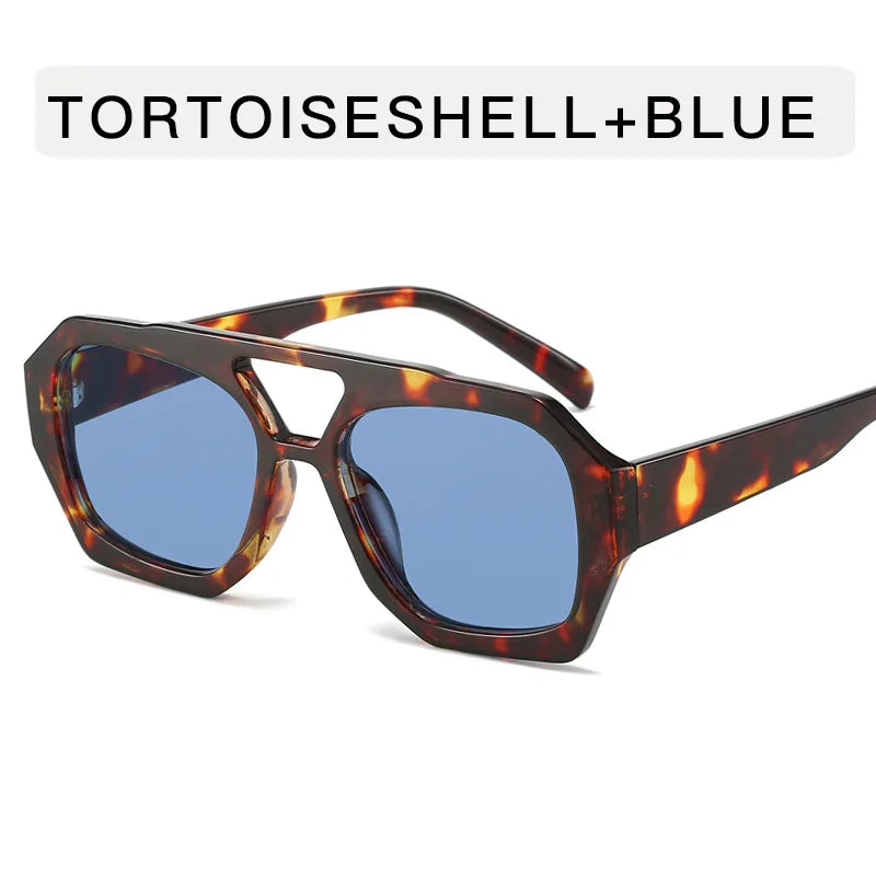 Small Frame Irregular Sunglasses Woman Brand Designer Fashion Luxury Sun Glasses Female Vintage Hollow Leopard Oculos De Sol
