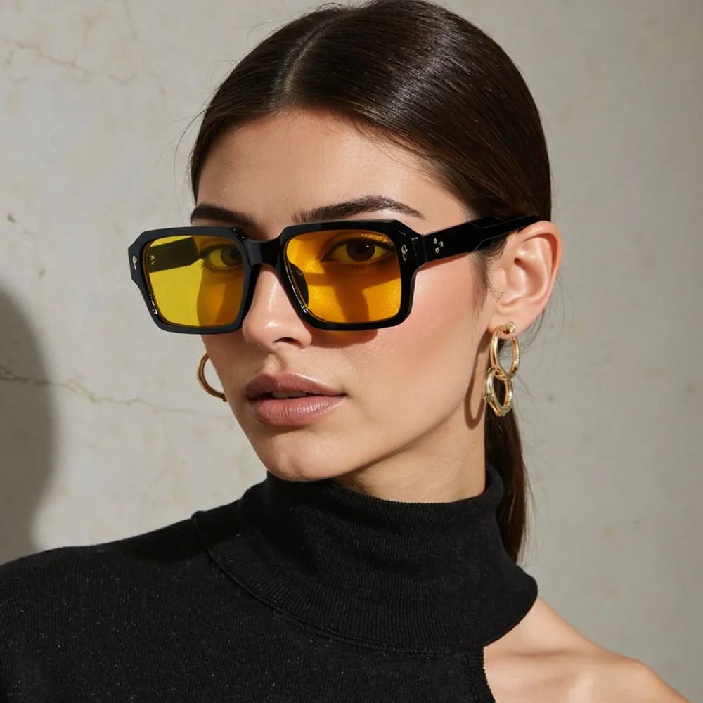 2025 Vintage Sunglasses For Men Trendy And Fashionable Sunglasses Women Vacation Glasses Oculos Summer Accessories Lentes Gafas