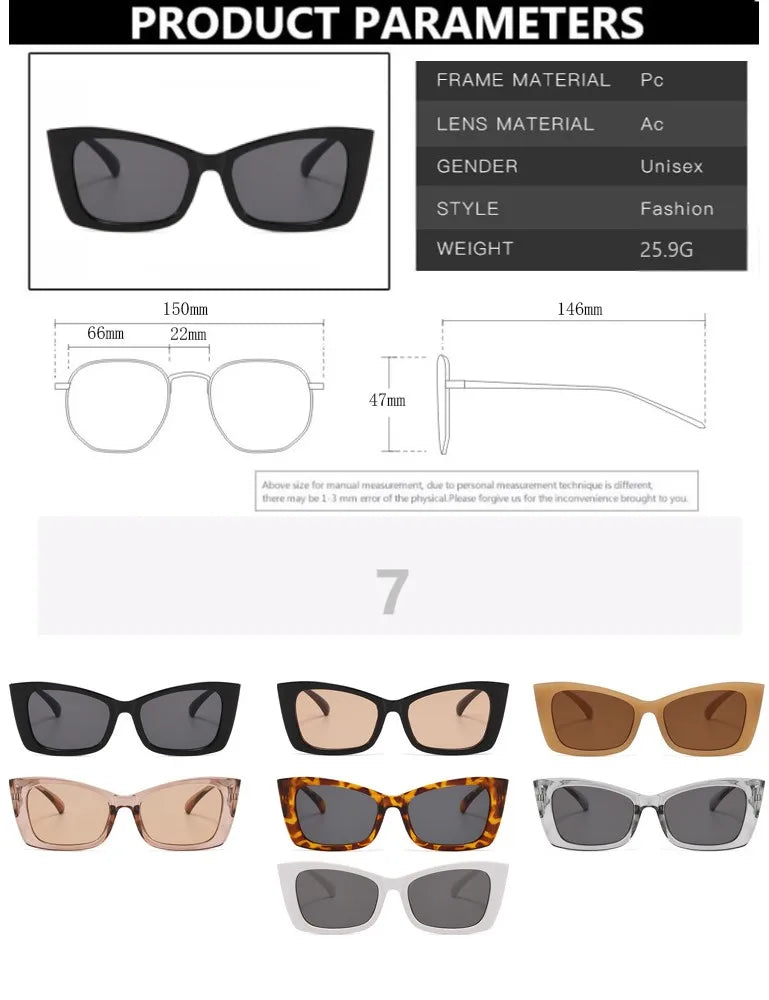 New Cat Eye Women Sunglasses Vintage Brand Designer Fashion Sun Glasses Big Cateye Shades Men Luxury Female Oculos UV400 Gafas