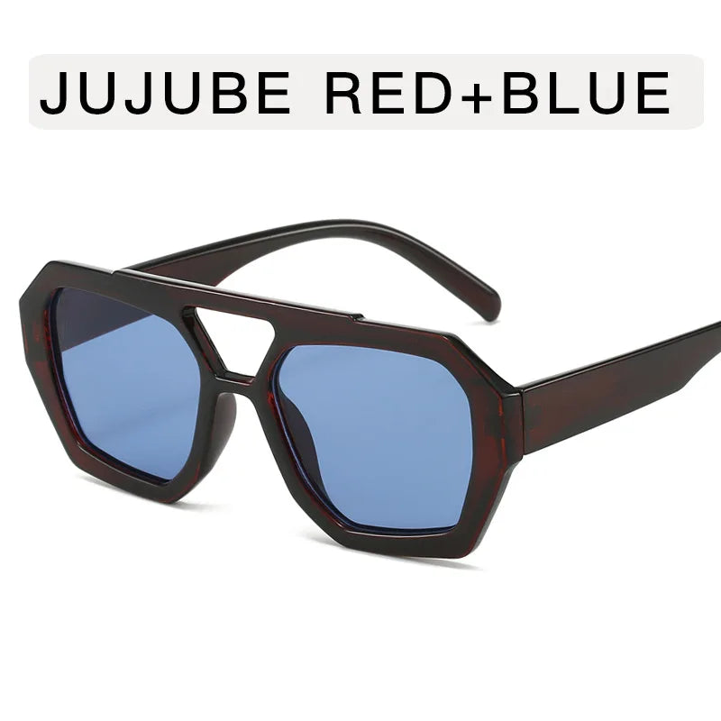 Small Frame Irregular Sunglasses Woman Brand Designer Fashion Luxury Sun Glasses Female Vintage Hollow Leopard Oculos De Sol